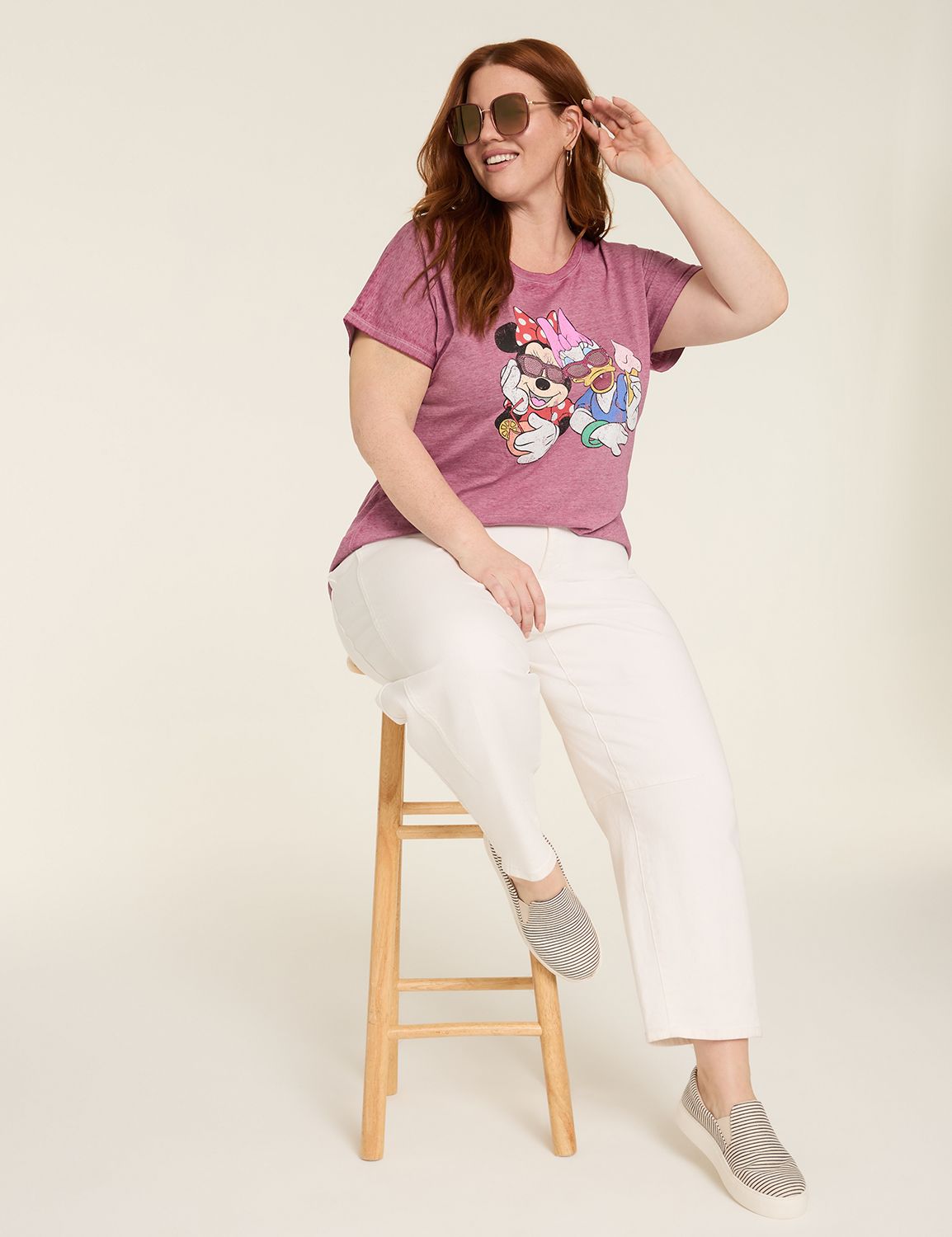 SS Scoop Neck Dolman Graphic: Minni Product Image 3