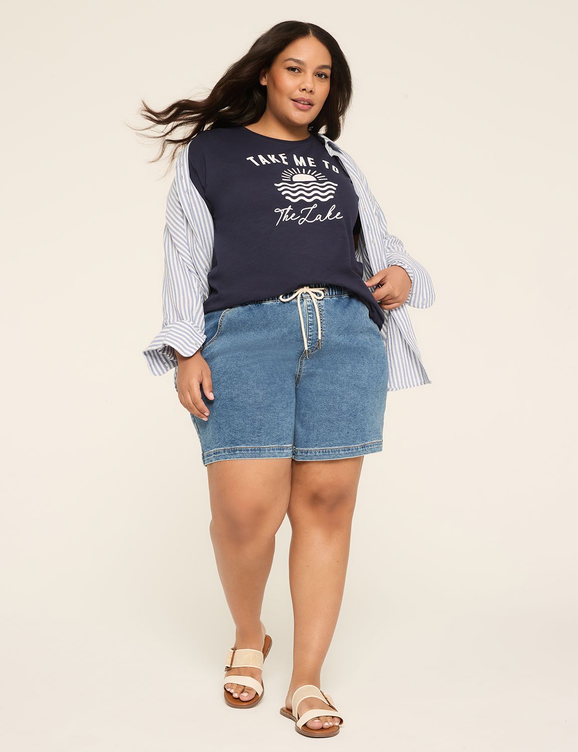 SS Scoop Neck Dolman Graphic: Take Product Image 3