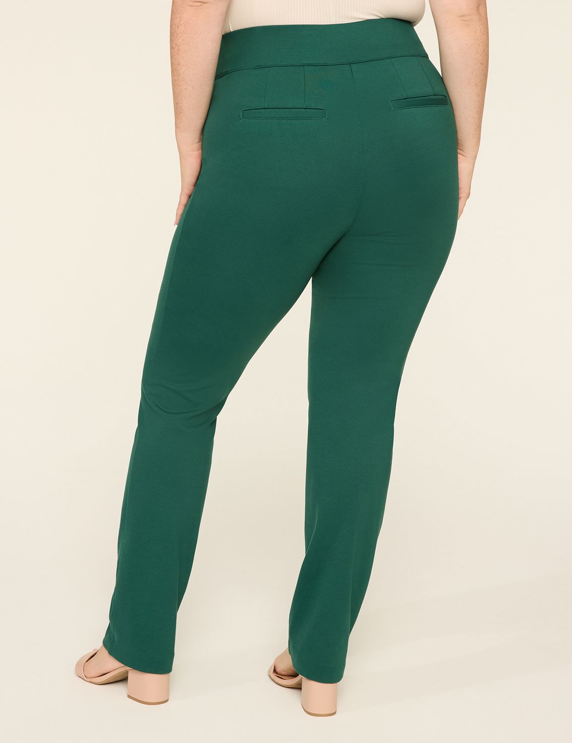 Ponte Pull-On Straight Leg Pant