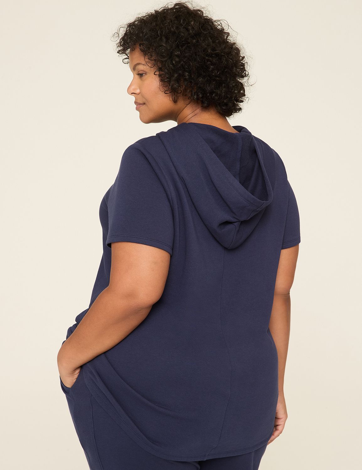 LIVI Short Sleeve Hooded French Ter Product Image 2