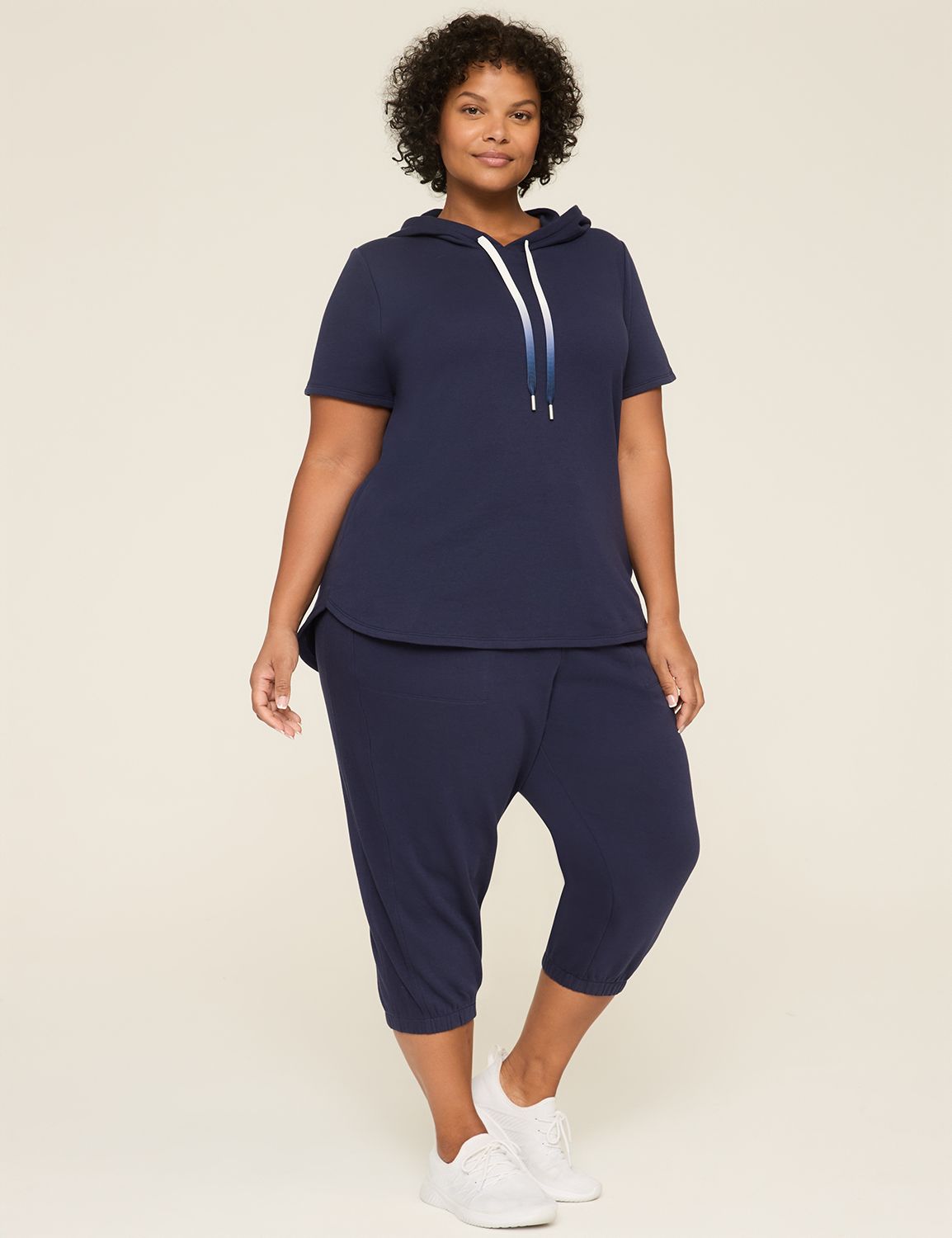 LIVI Short Sleeve Hooded French Ter Product Image 3