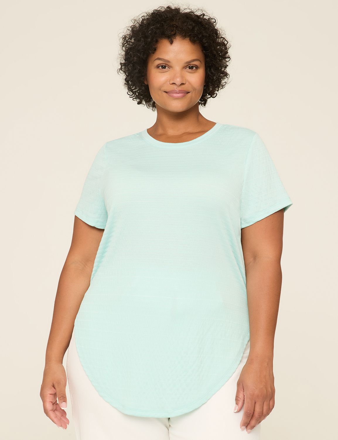 Casual Crew Neck Short Sleeve Swing Product Image 1