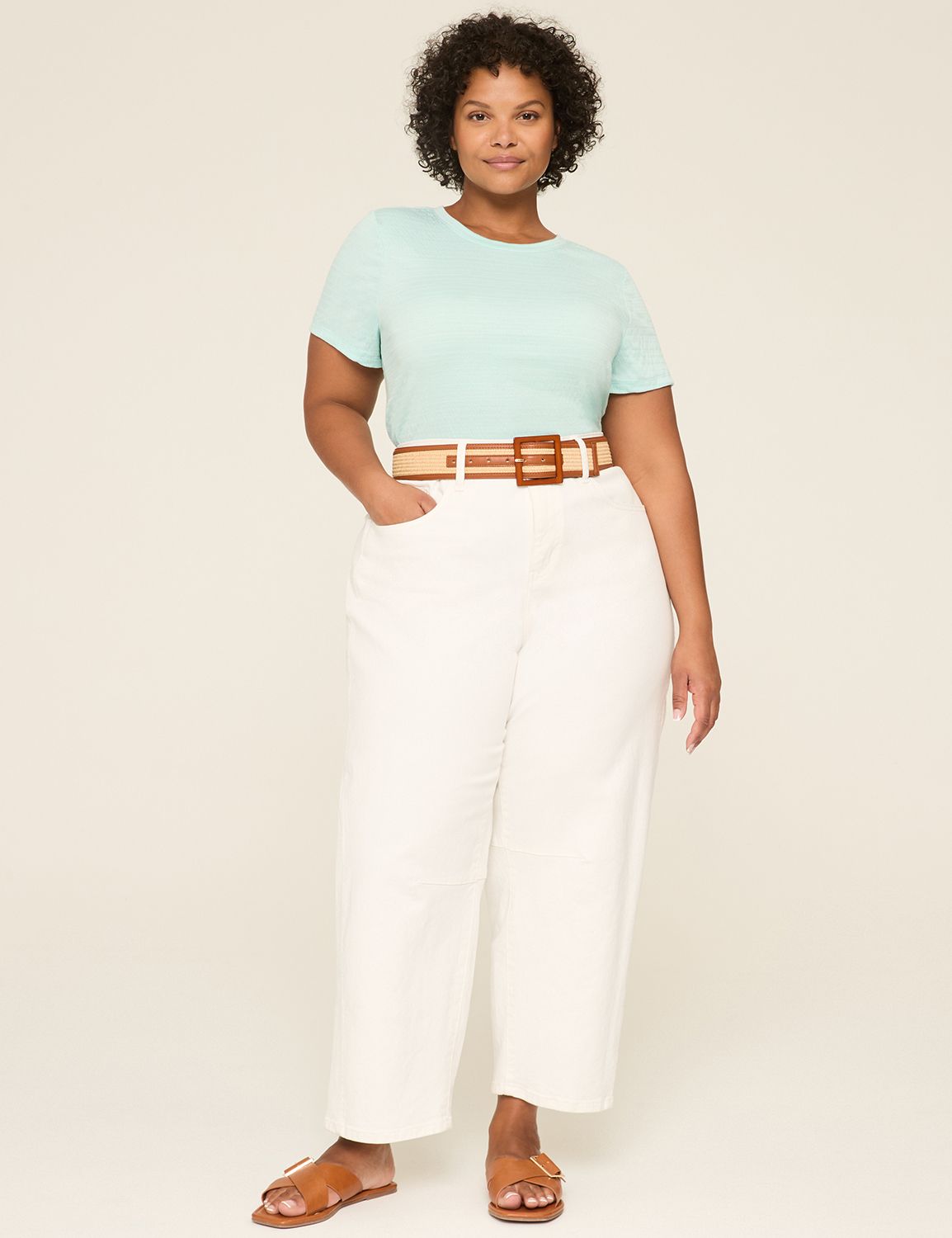 Casual Crew Neck Short Sleeve Swing Product Image 3