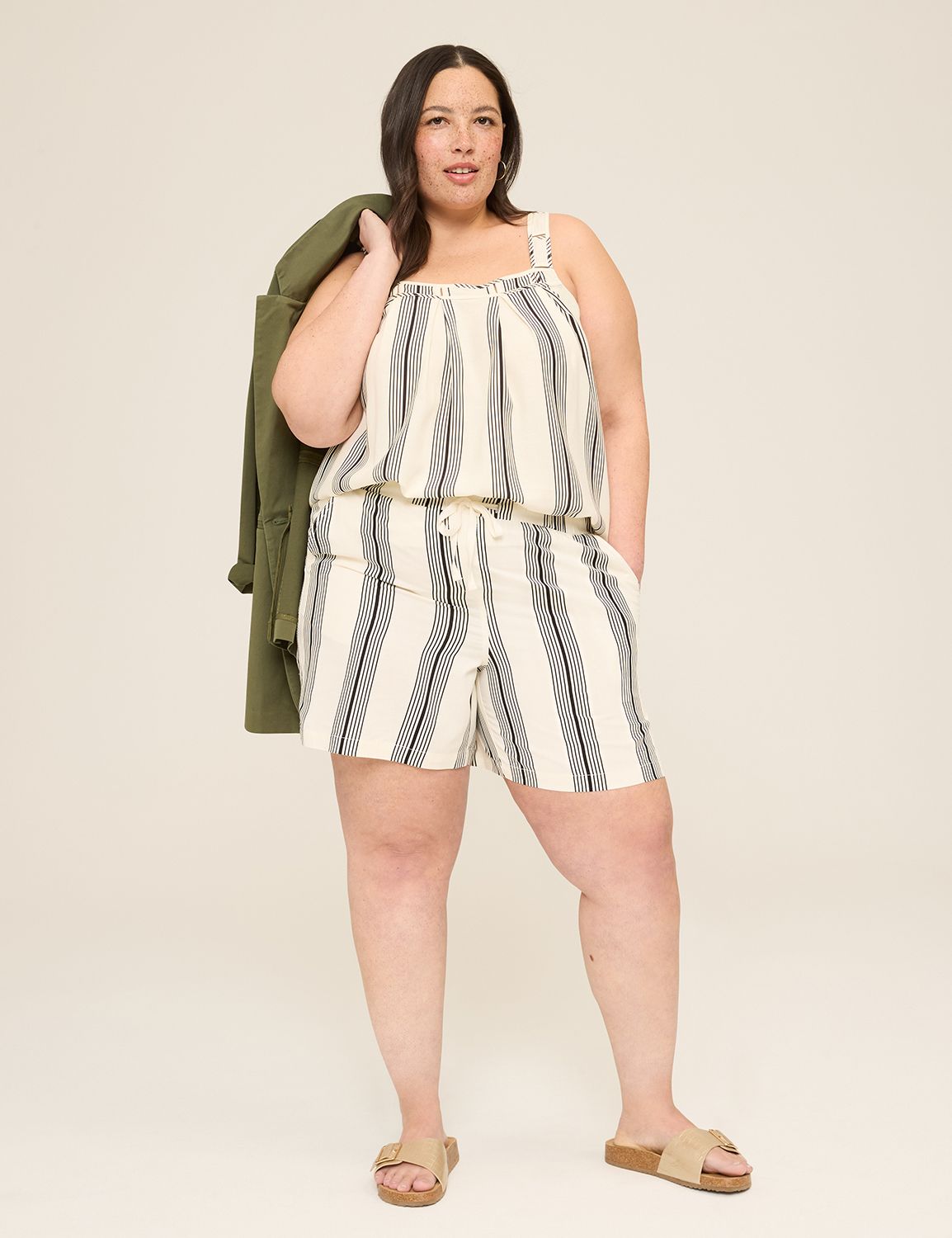 Classic Sleeveless Square Neck Tank Product Image 3