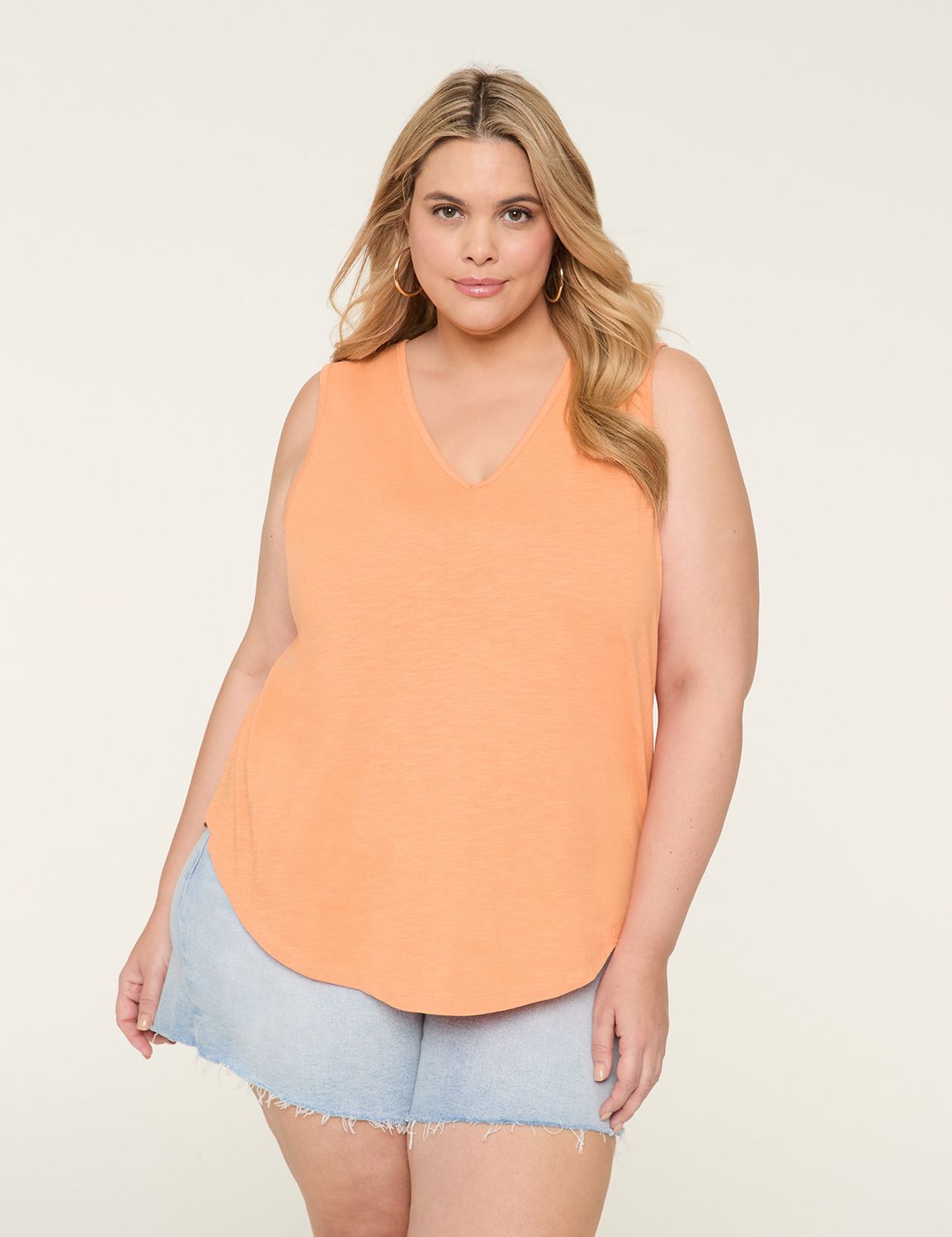 Casual Sleeveless V-Neck Strappy Ba Product Image 1