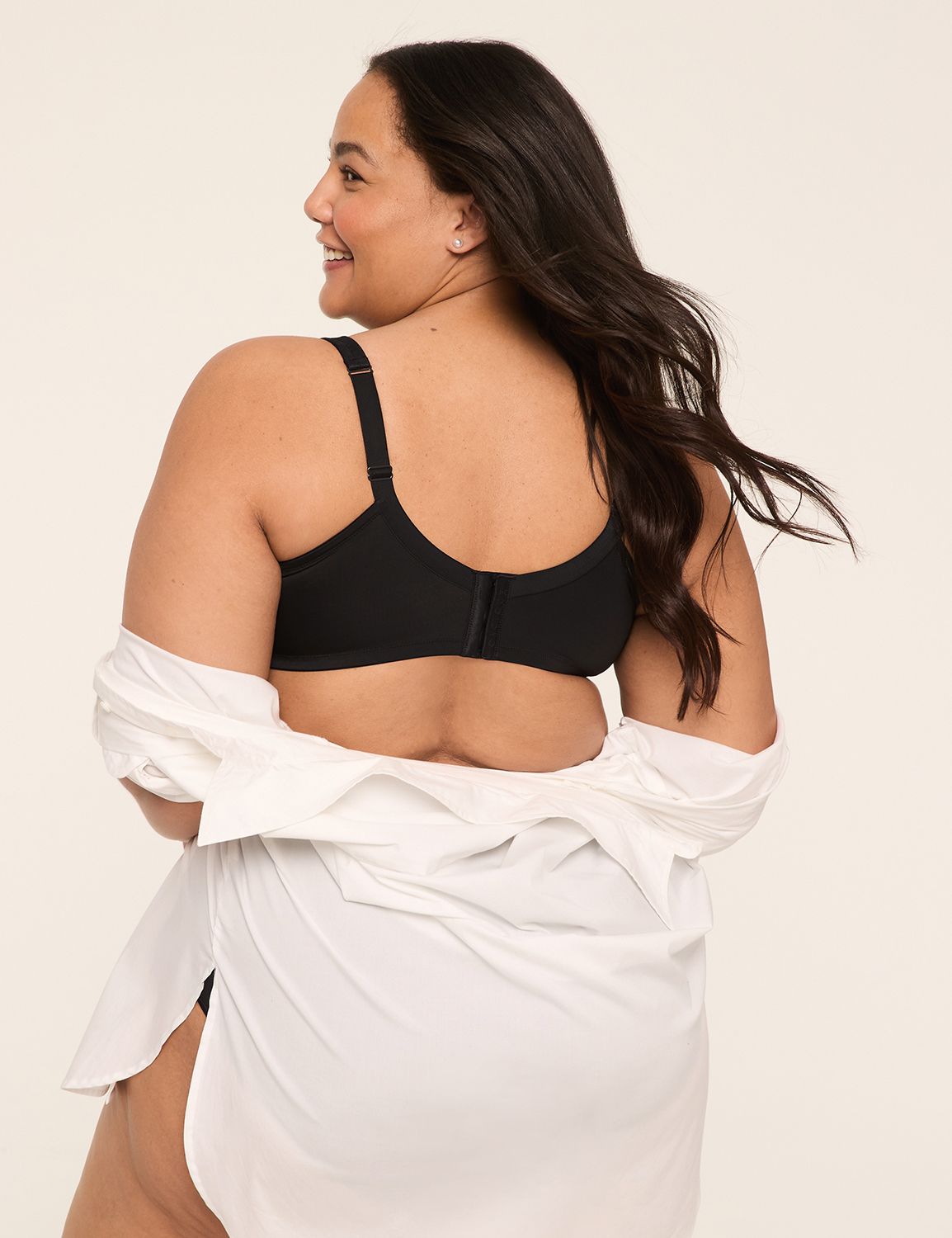 Smart Lift&trade; Lace Unlined Full Coverage Bra