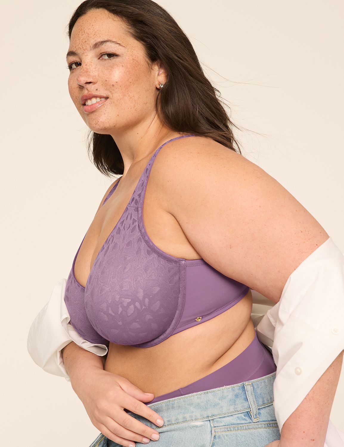 Smart Lift Lace Unlined Full Covera Product Image 3