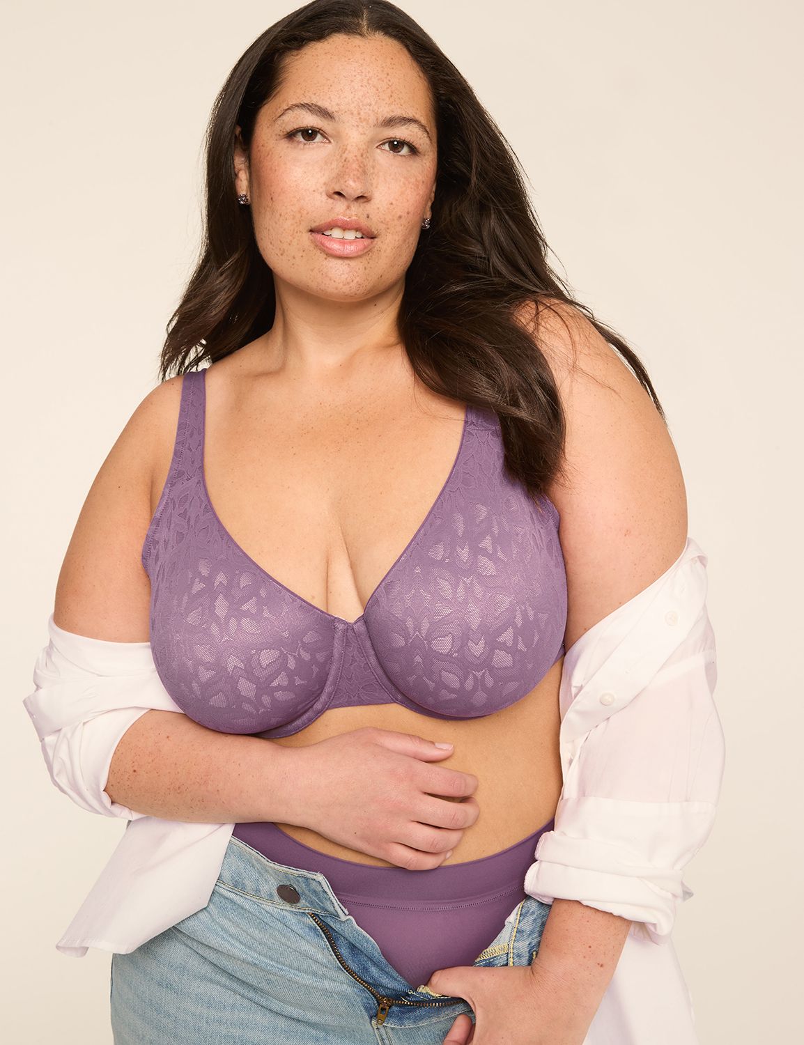 Smart Lift Lace Unlined Full Covera Product Image 4