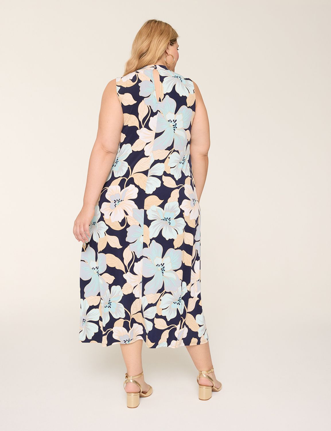 HALTER TIE NECK MAXI DRESS 1145254 Product Image 2