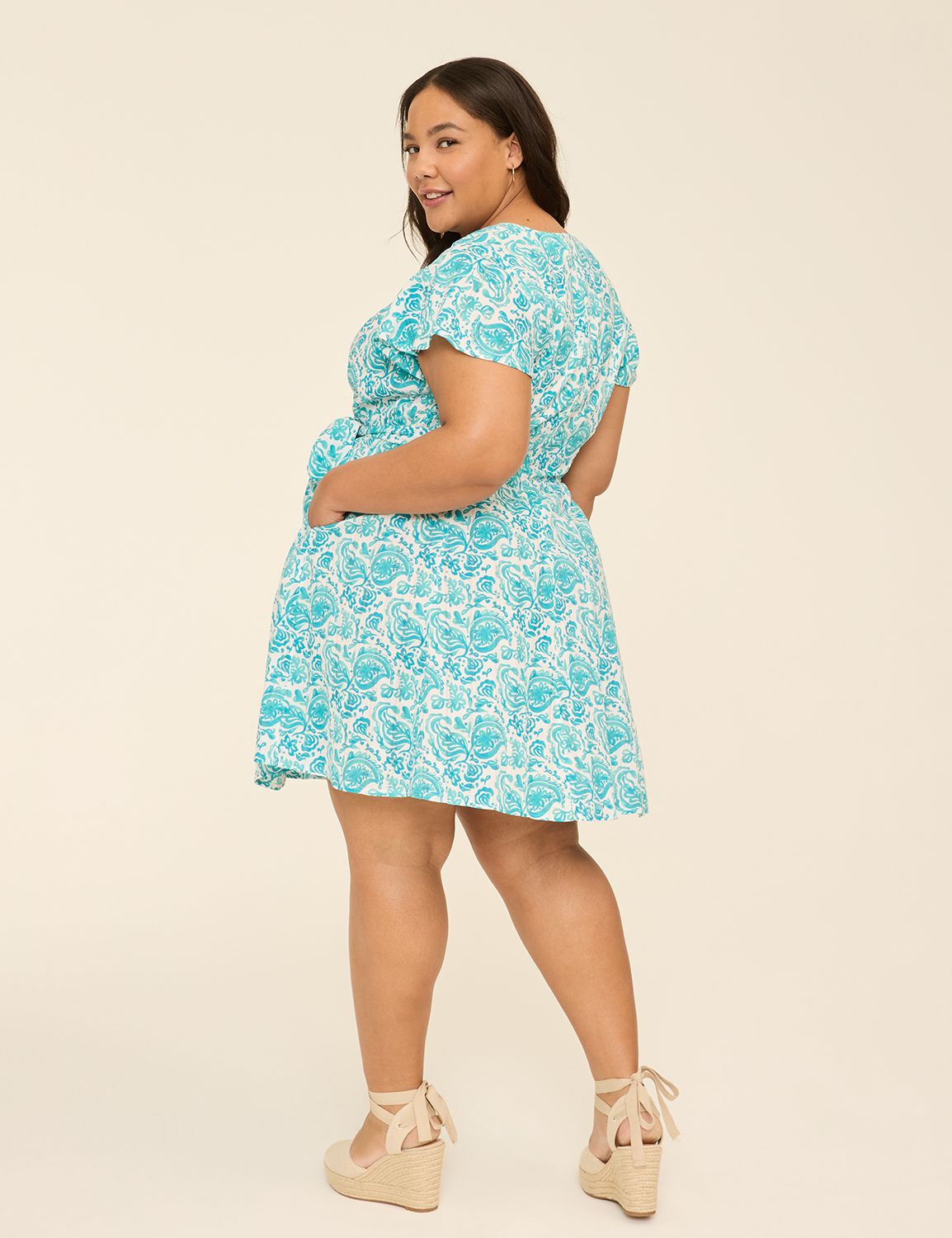 Summer Dresses Lane Bryant Plus Size Women's Lena Dress SHORT