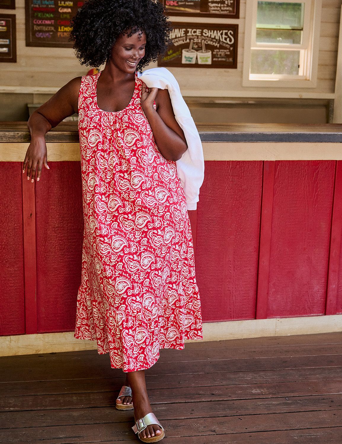 SCOOP NK TIERED SWING TANK DRESS 11 | LaneBryant