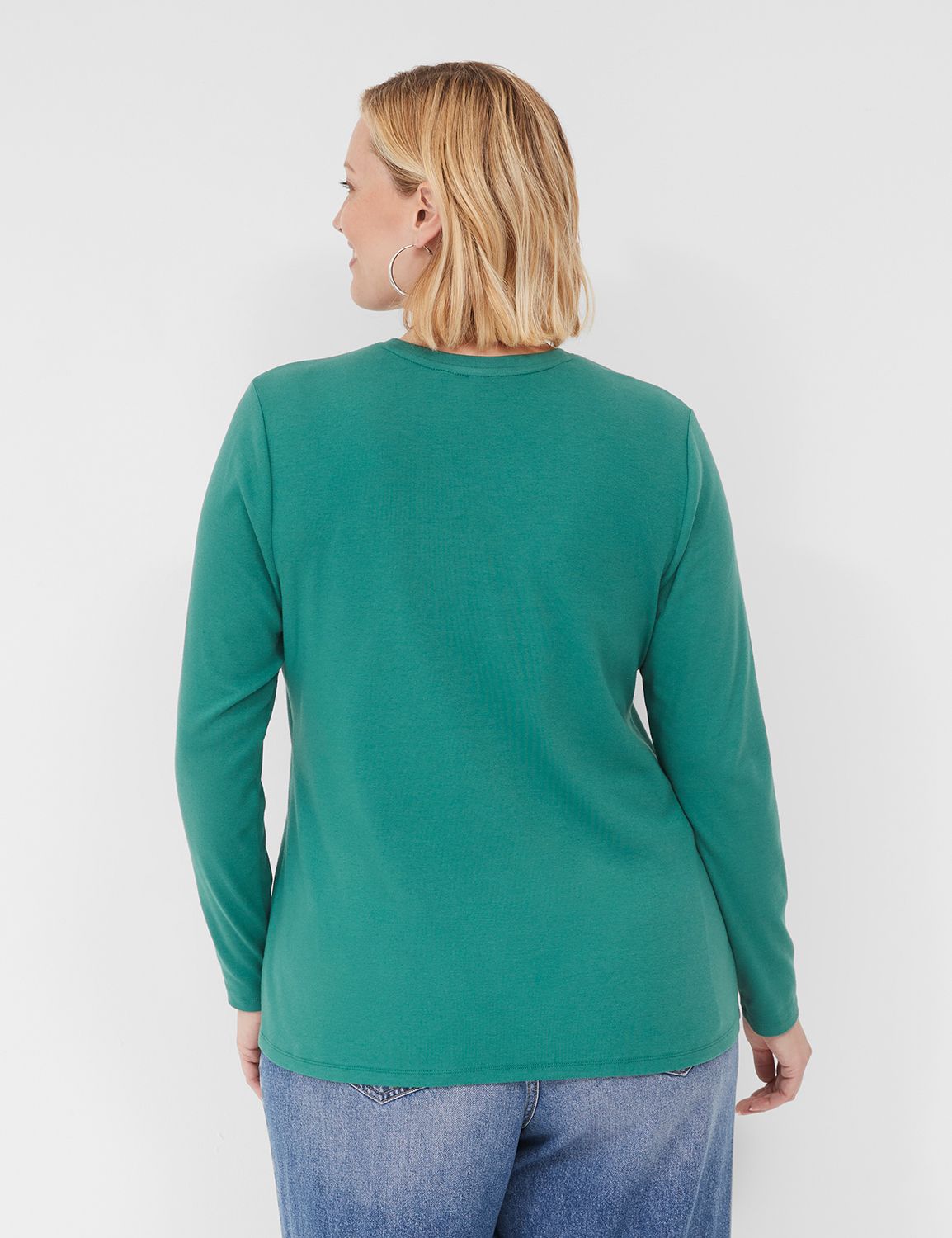 Renata Crew Neck Long Sleeve Tee main image 1