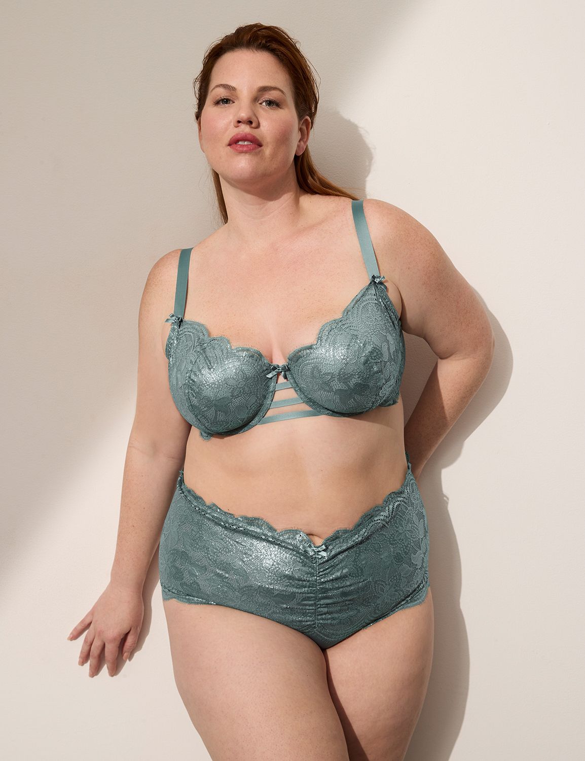 Foiled Lace Unlined Balc 1145129 Product Image 4