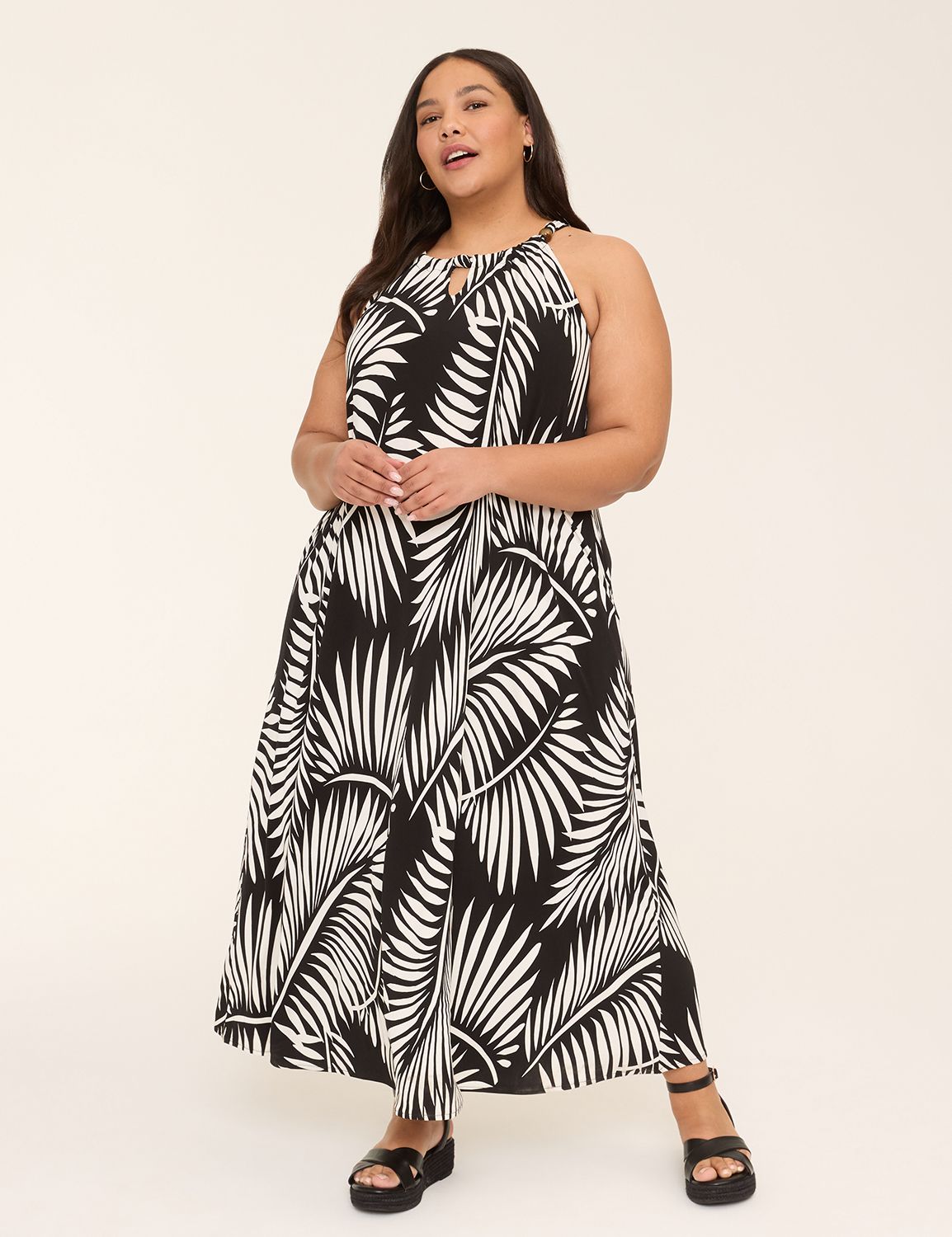Wysandra Knot Detail Maxi Dress Butter main image 1
