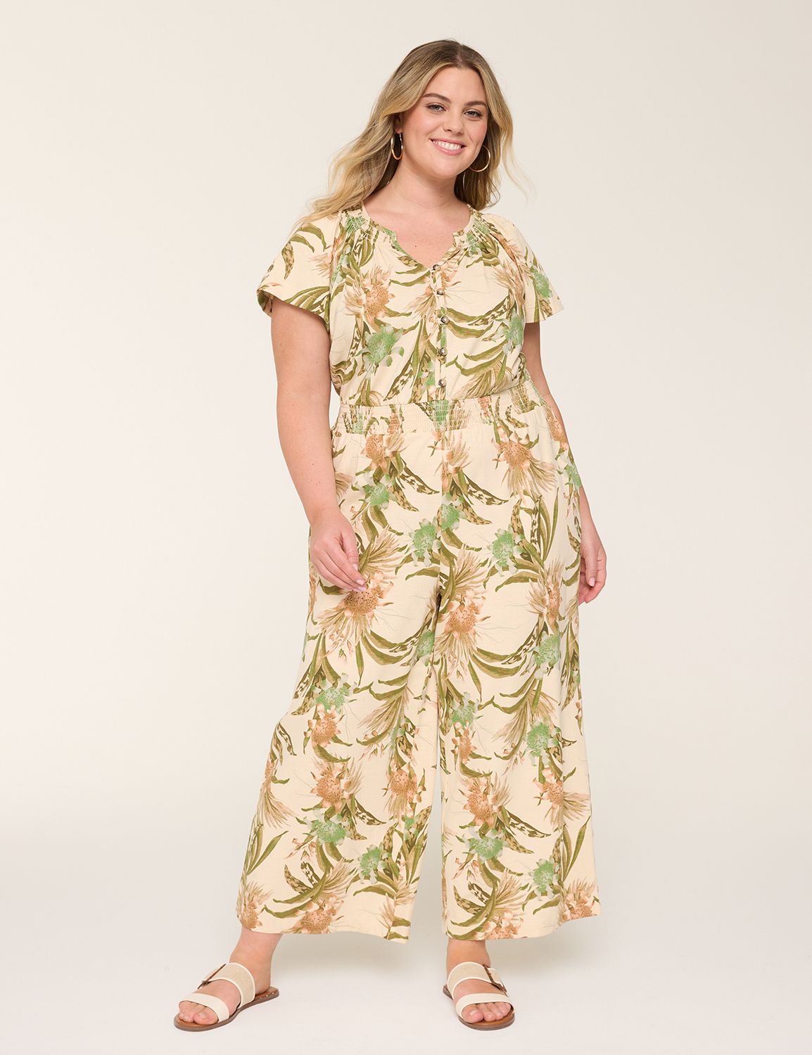 SS CREW SLIT NK JUMPSUIT 1145276 Product Image 1