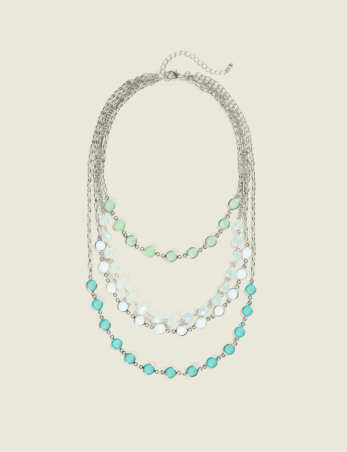 Multi-Row Turquoise Necklace