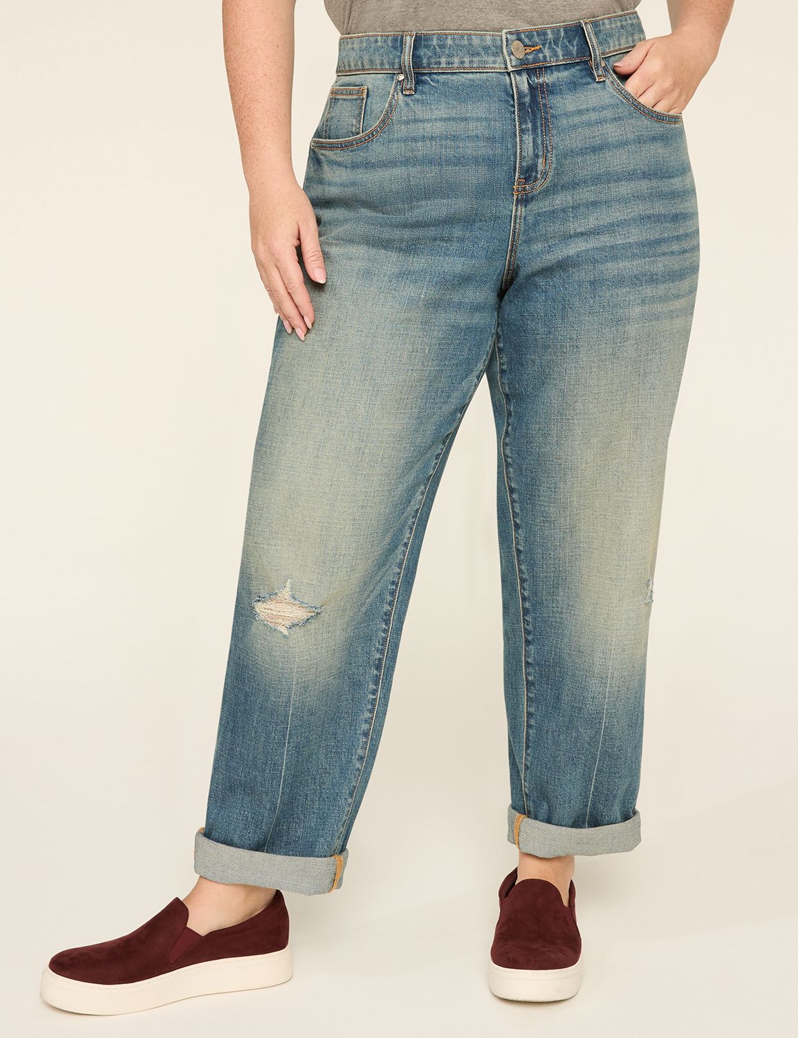 MID RISE BOYFRIEND DREAM FEEL - CHL Product Image 1