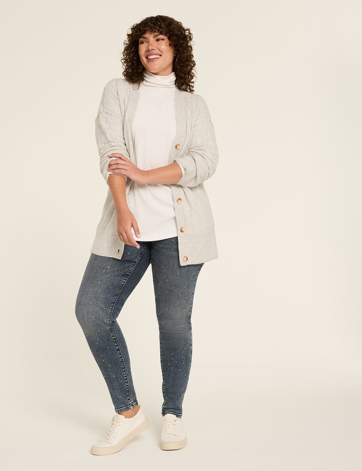 Classic Long Sleeve Button Front Ri Product Image 3
