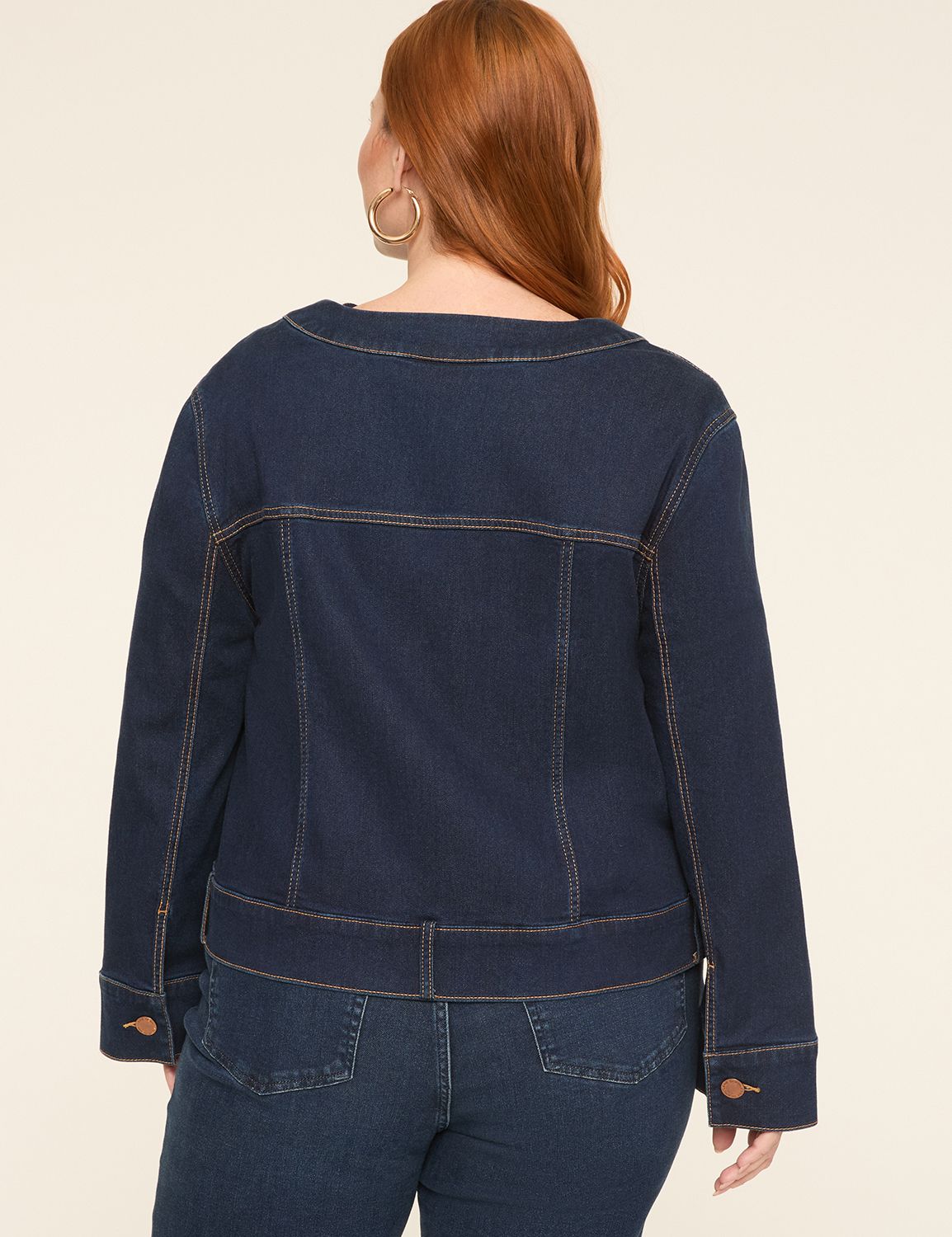 Refined Cloud Knit Denim Jacket