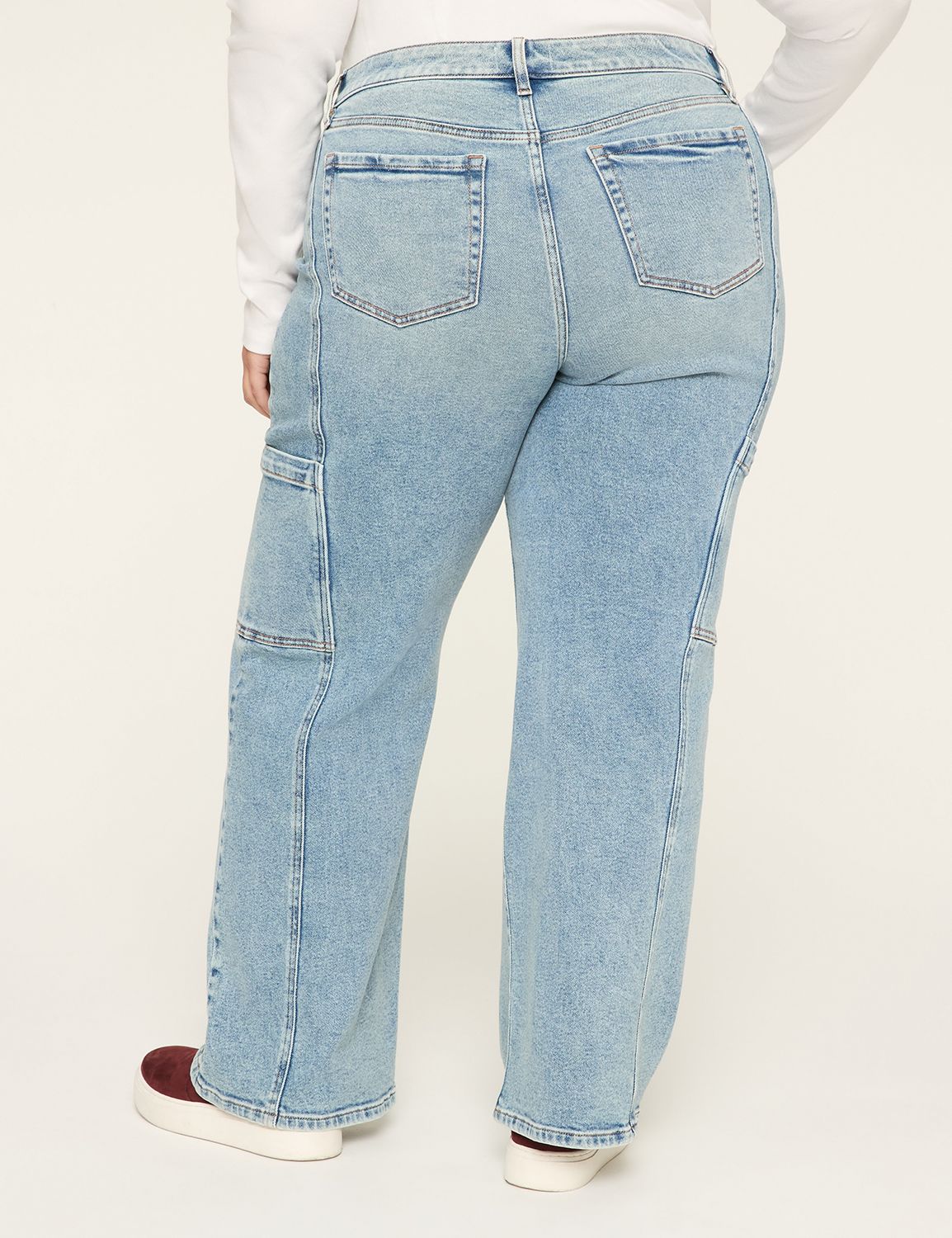 MID RISE RELAXED STRAIGHT CREASE - Product Image 2