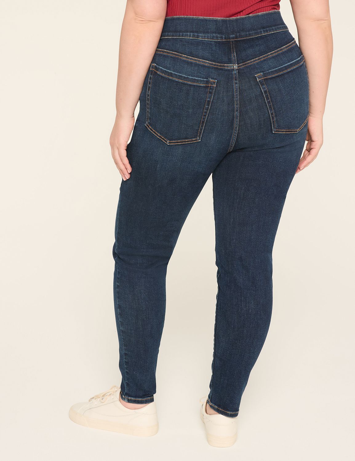 Pull-On Fit High-Rise Jegging