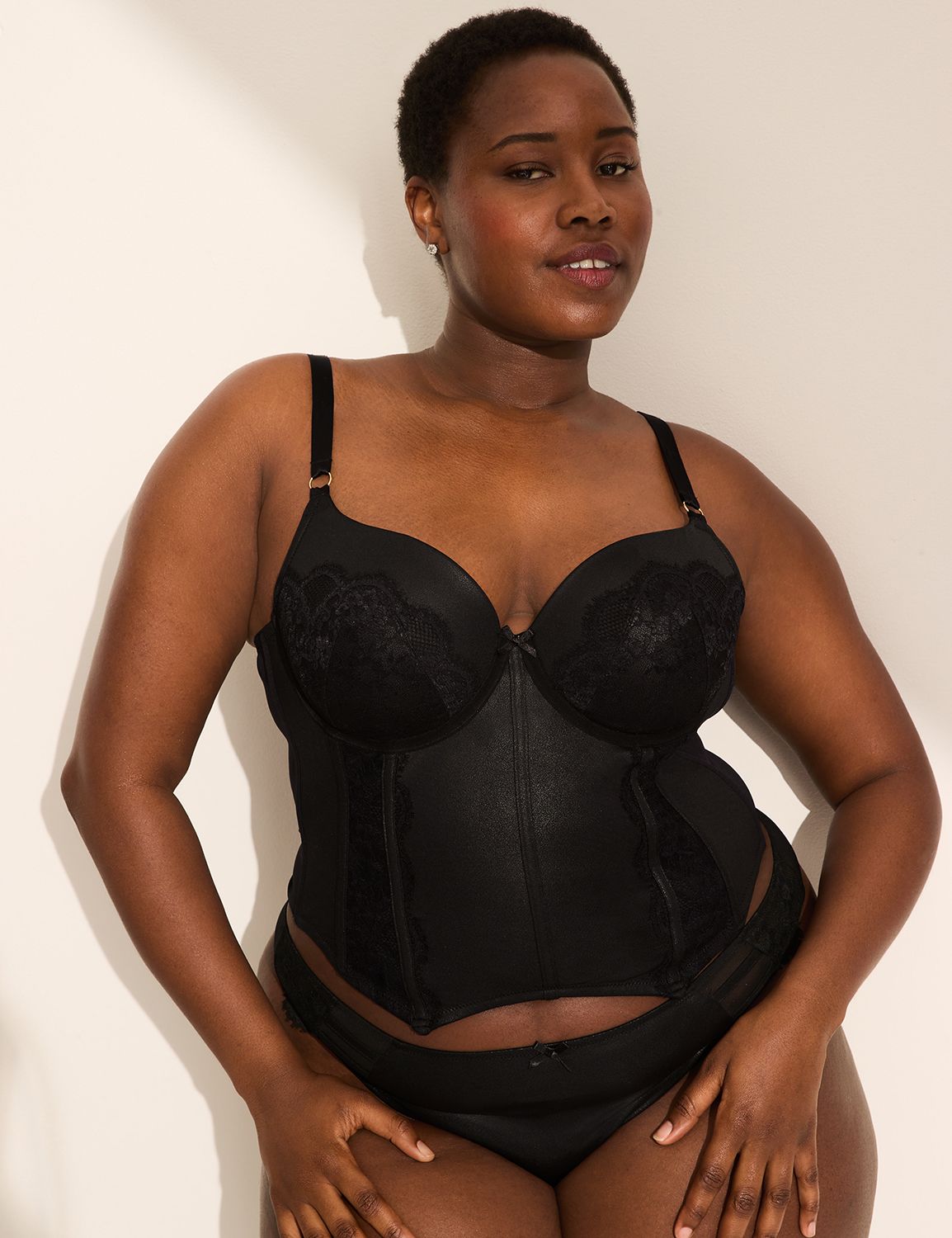 Faux Leather Lightly Lined Balc Mer Product Image 4