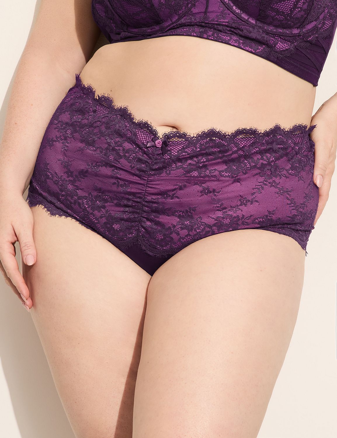 Lace Wide-Side Thong