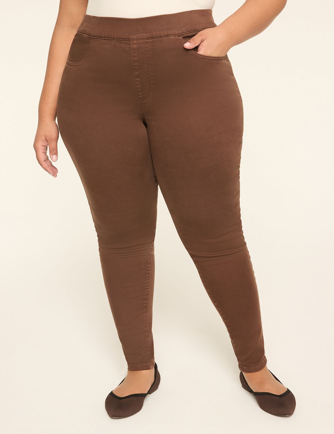 Pull-On Fit High-Rise Jegging