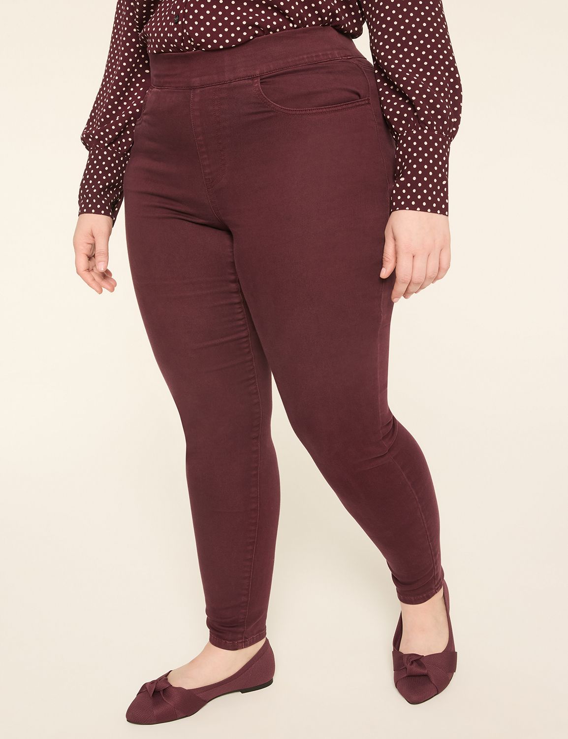 Pull-On Fit High-Rise Jegging