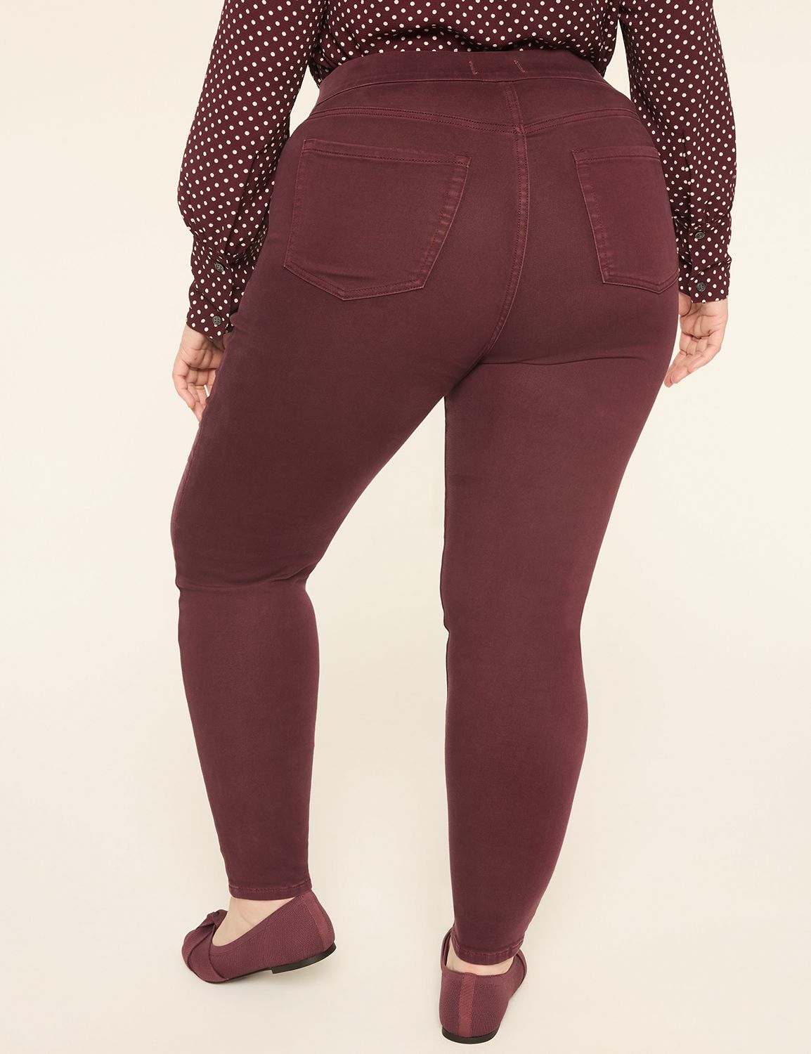 Pull-On Fit High-Rise Jegging