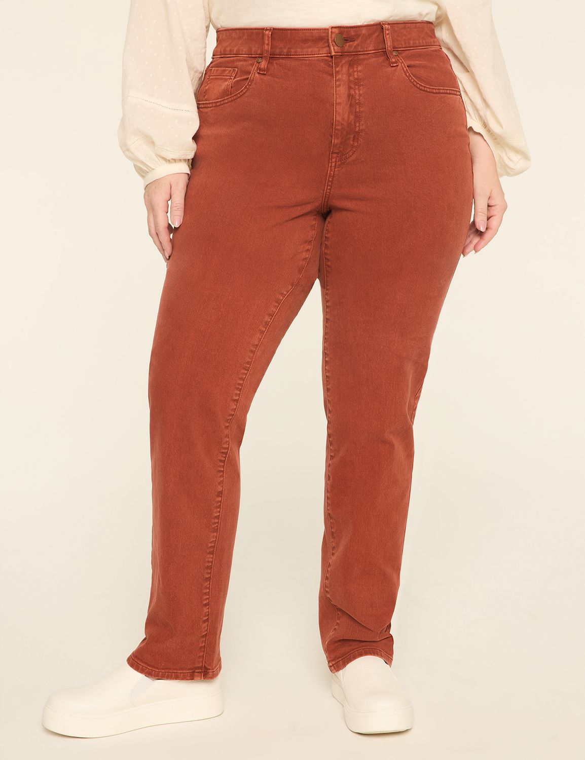 360 Flex Signature Fit High-Rise Straight Leg Jean