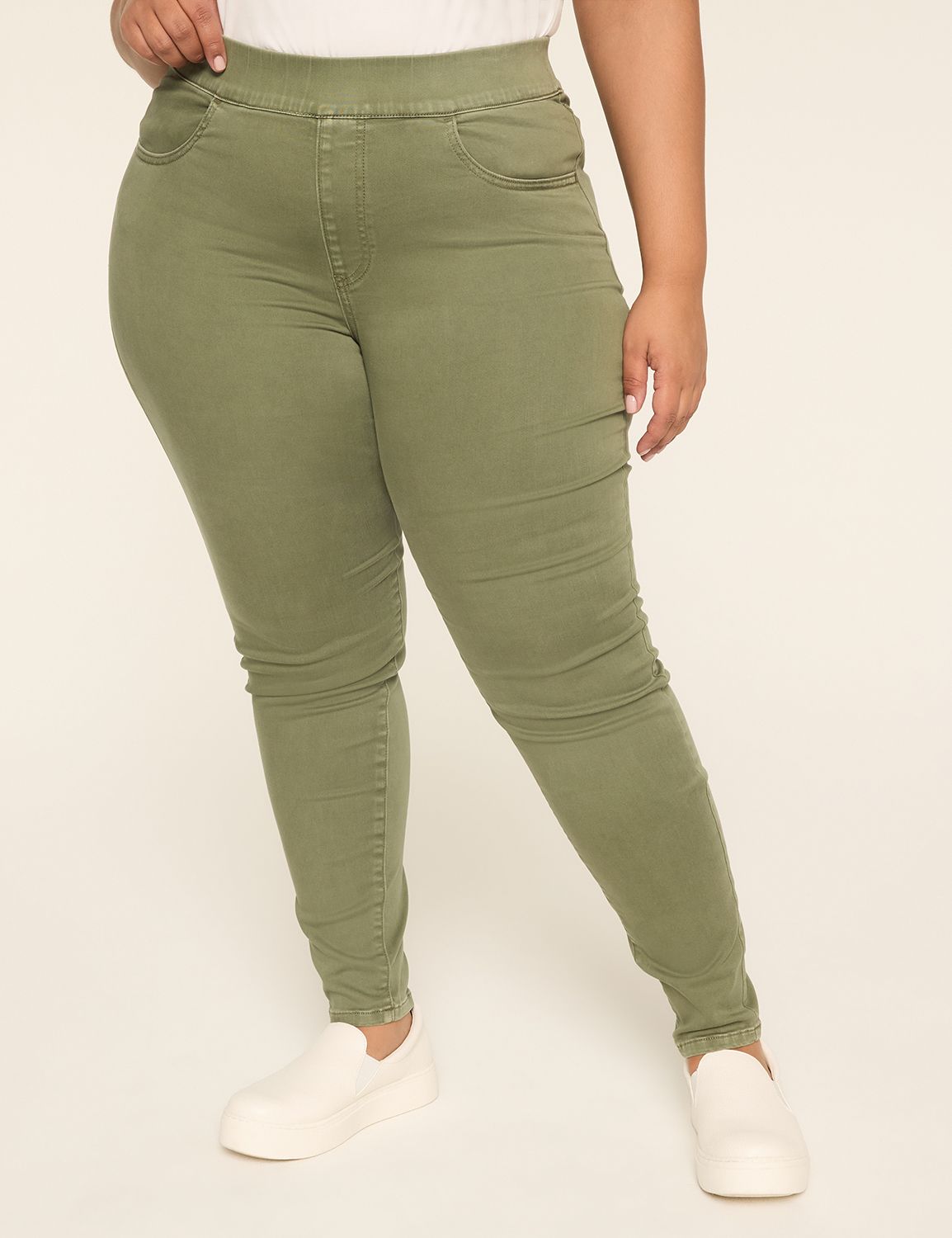 HIGH RISE PULL ON JEGGING -F 114709 Product Image 1
