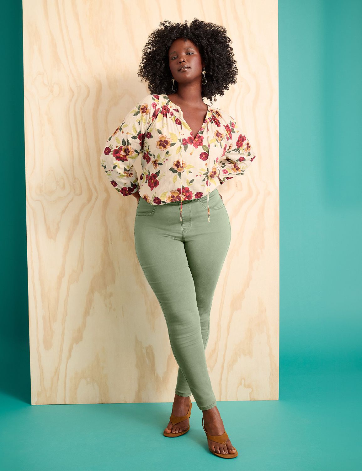 HIGH RISE PULL ON JEGGING -F 114709 Product Image 4