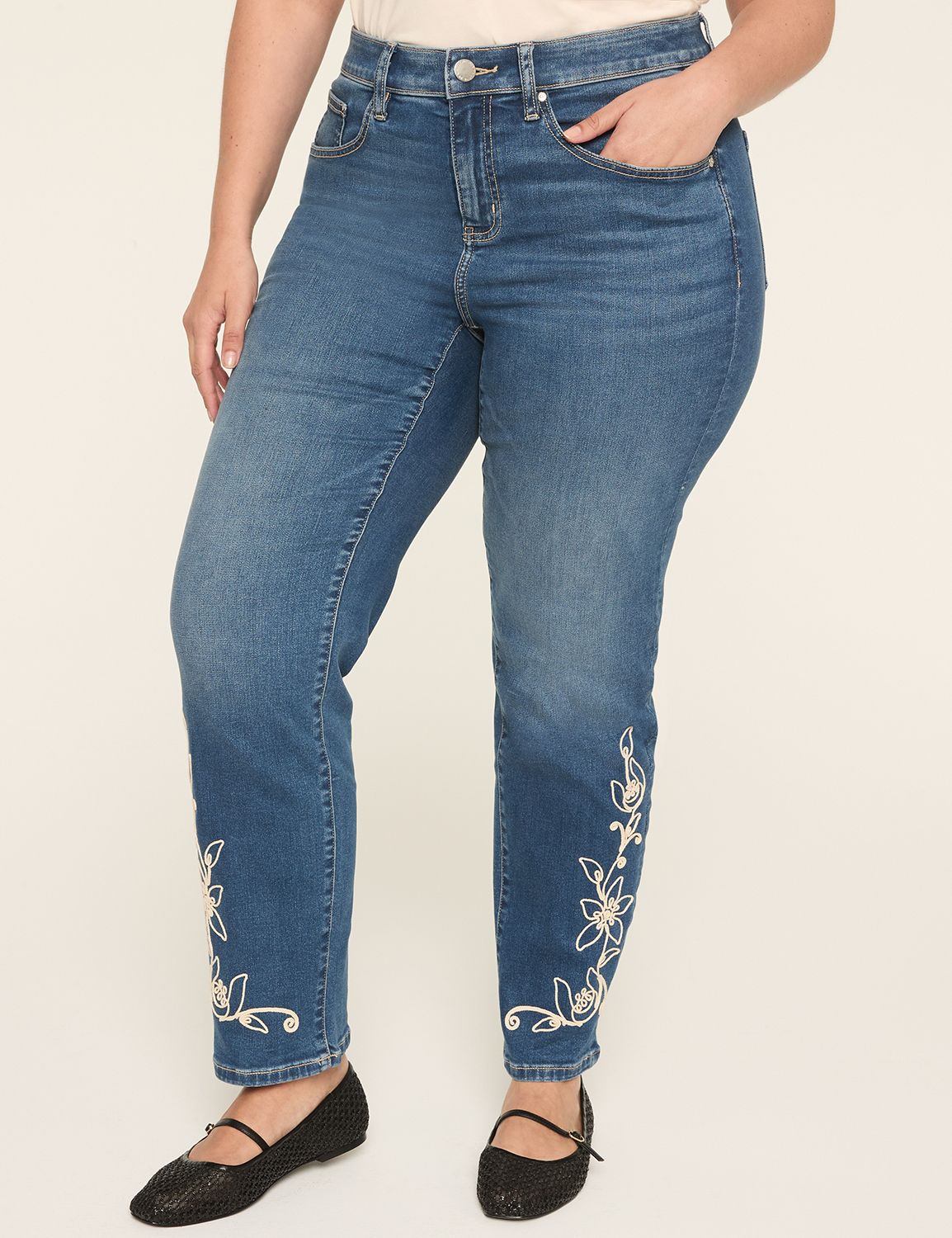 HIGH RISE SIGNATURE STRAIGHT W NOVE Product Image 1