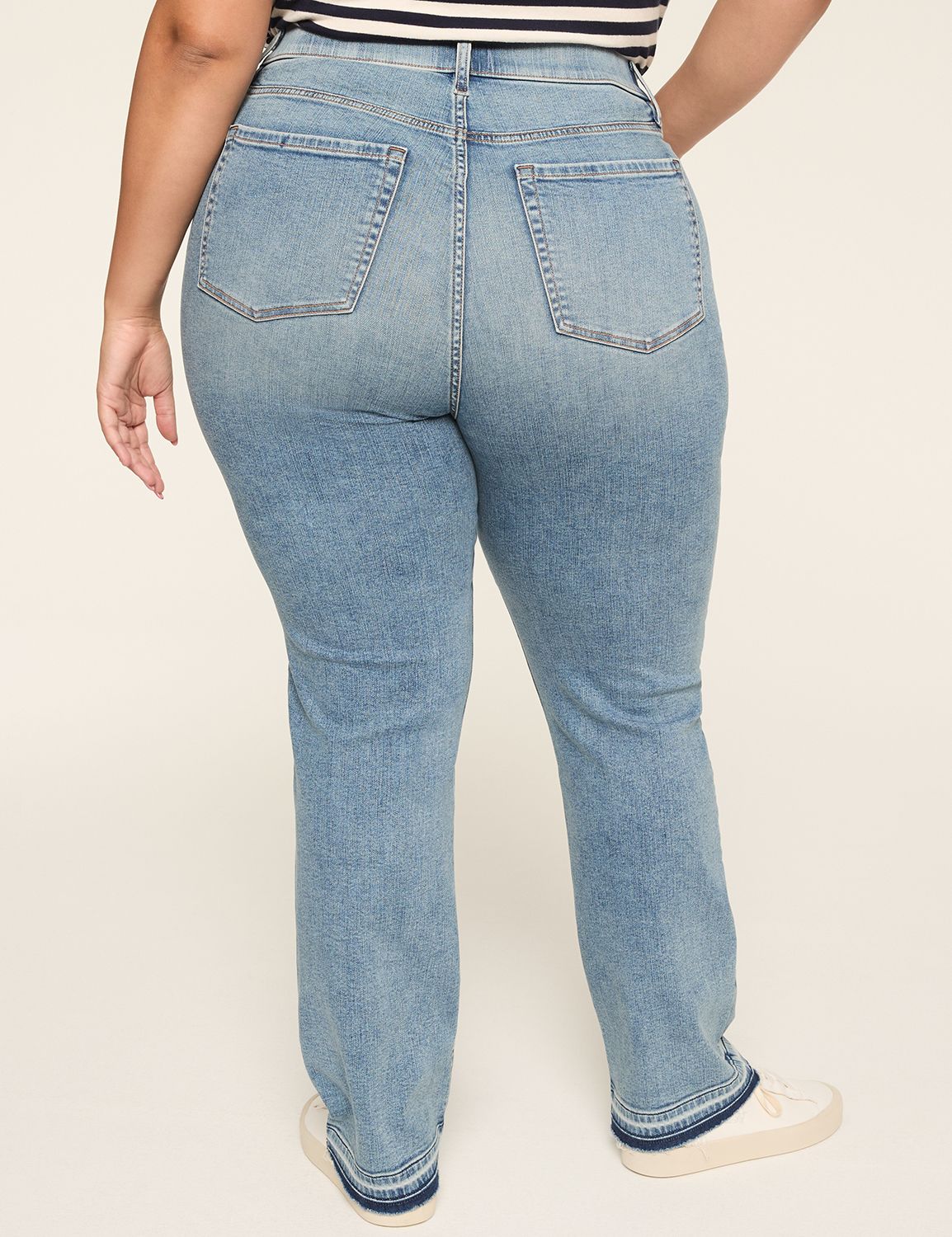 Tighter Tummy Fit Pull-On High-Rise Straight Jean