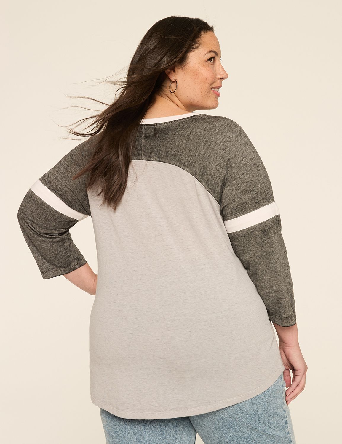 3/4-Sleeve Go Sports Graphic Tee