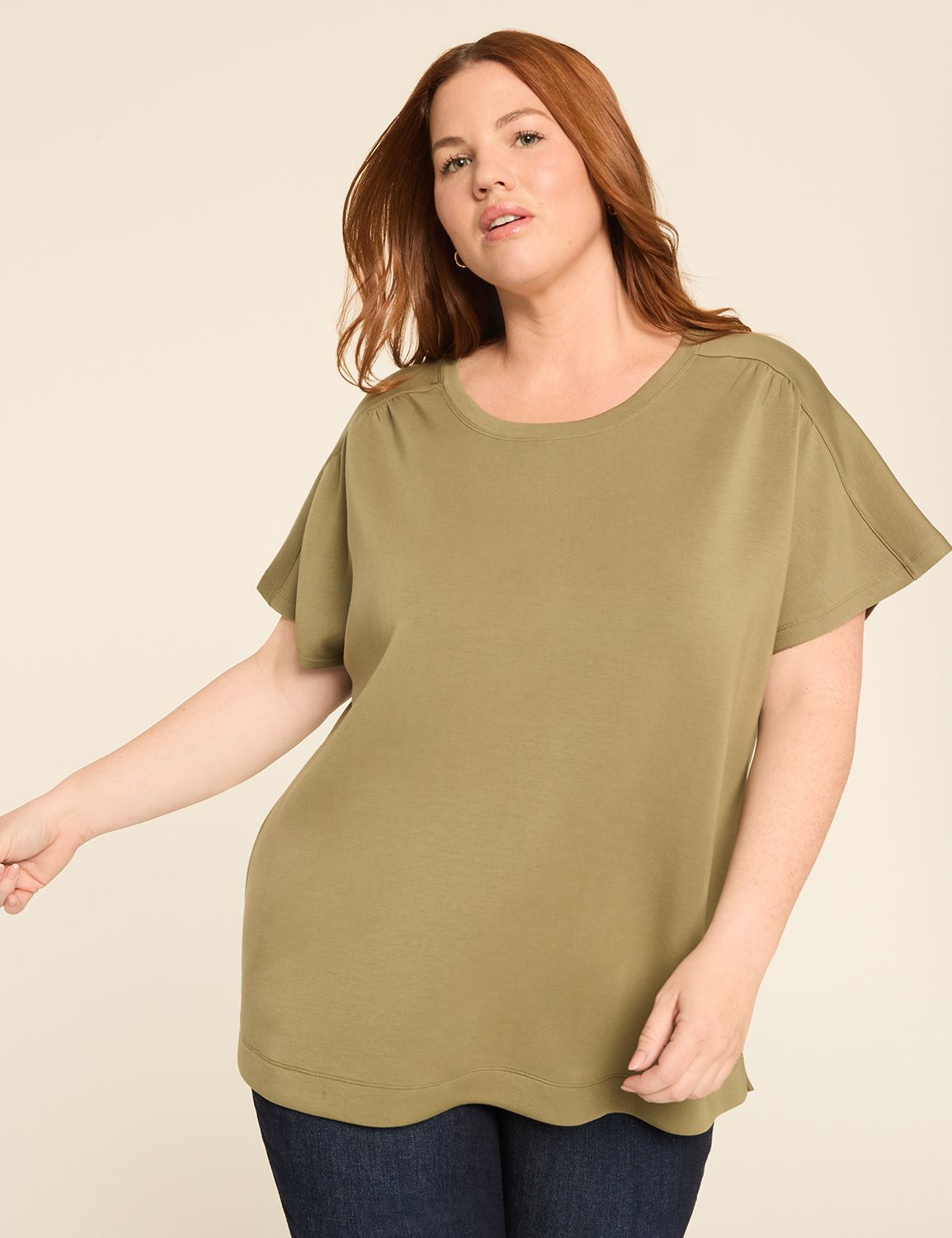 WV Short Sleeve Dolman w/ Shoulder Product Image 1