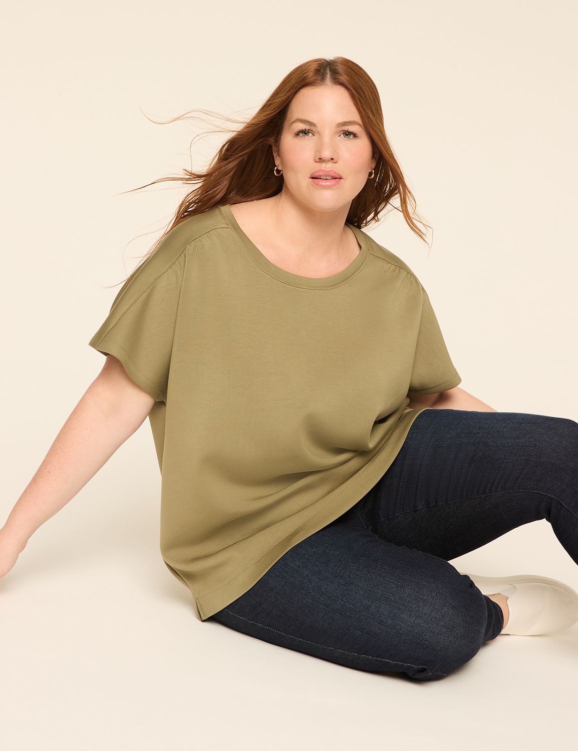 WV Short Sleeve Dolman w/ Shoulder Product Image 3