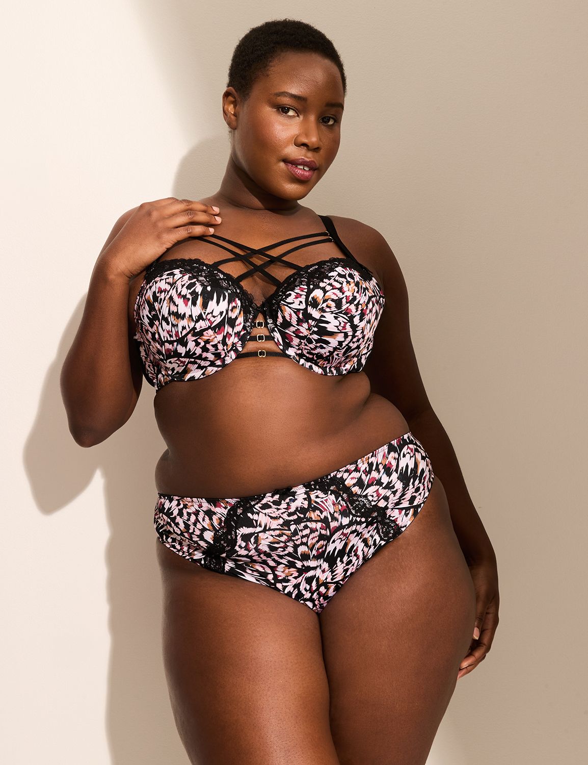French Cut Brief with Lace Trim 114 Product Image 3