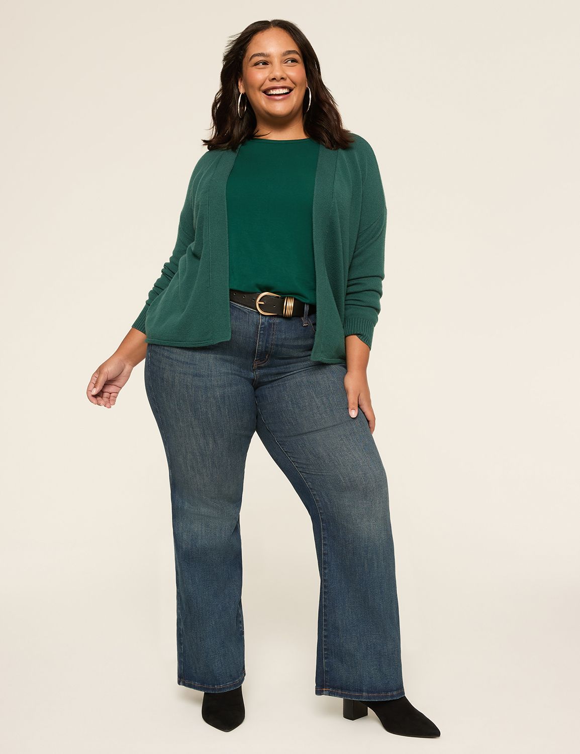 Classic Long Sleeve Open Front Card Product Image 3