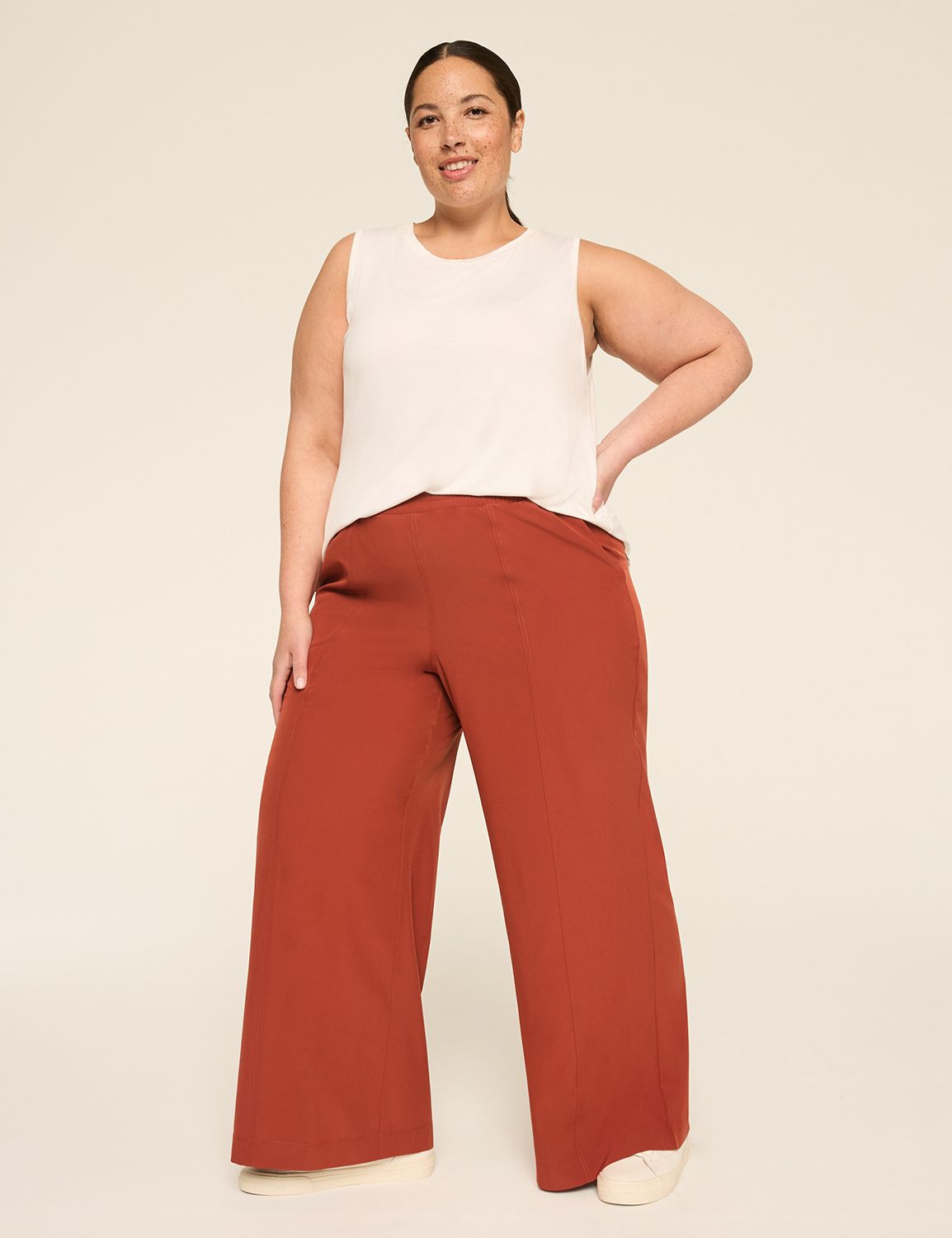 LIVI Mid Rise Woven Full Length Rel Product Image 3