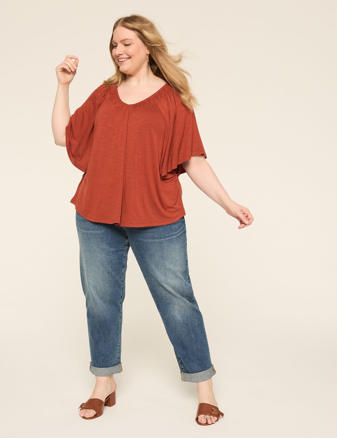 Bow Tie Pearl Embellished Dolman Short Sleeve Swea