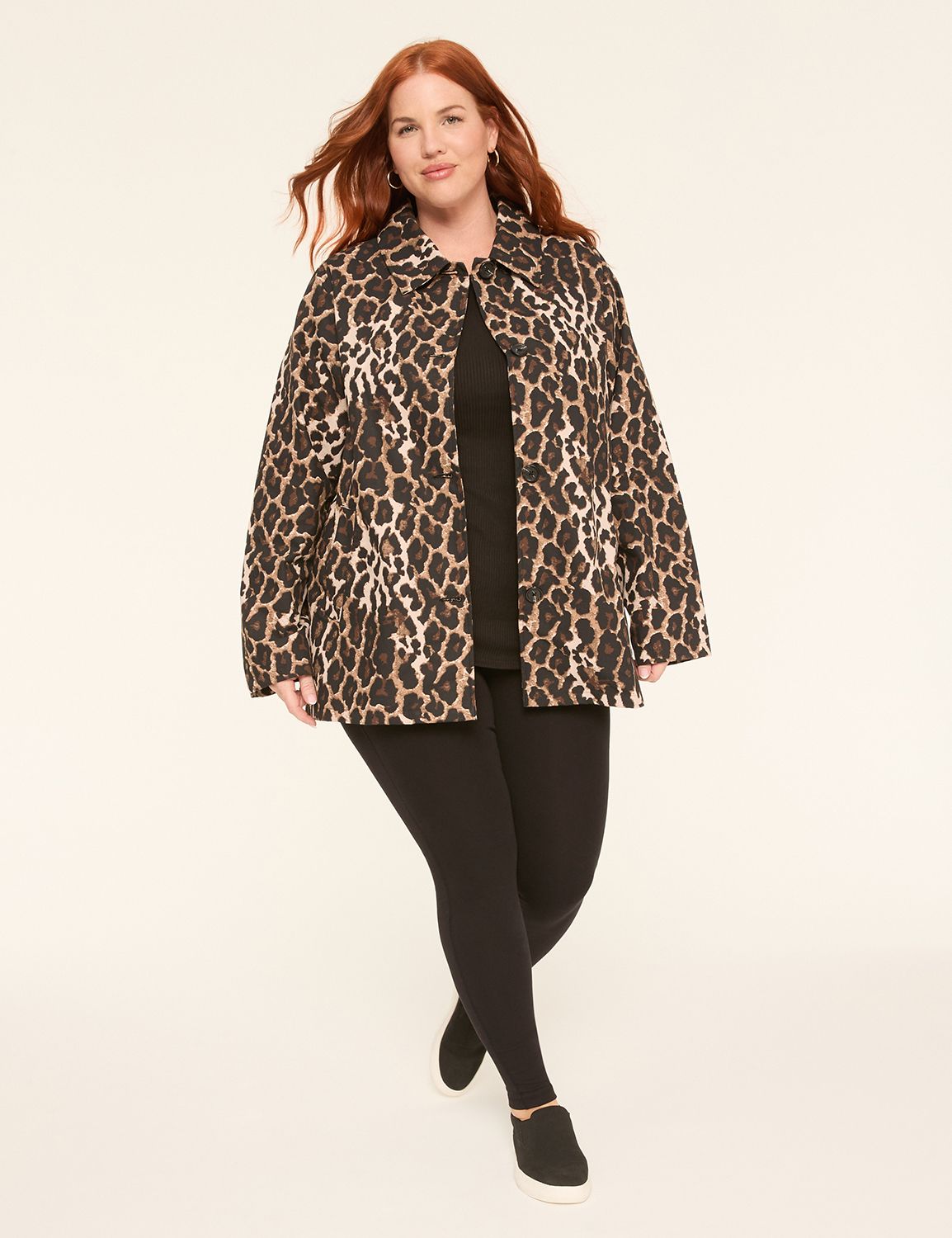 Printed Leopard Carcoat 1146823 Product Image 3