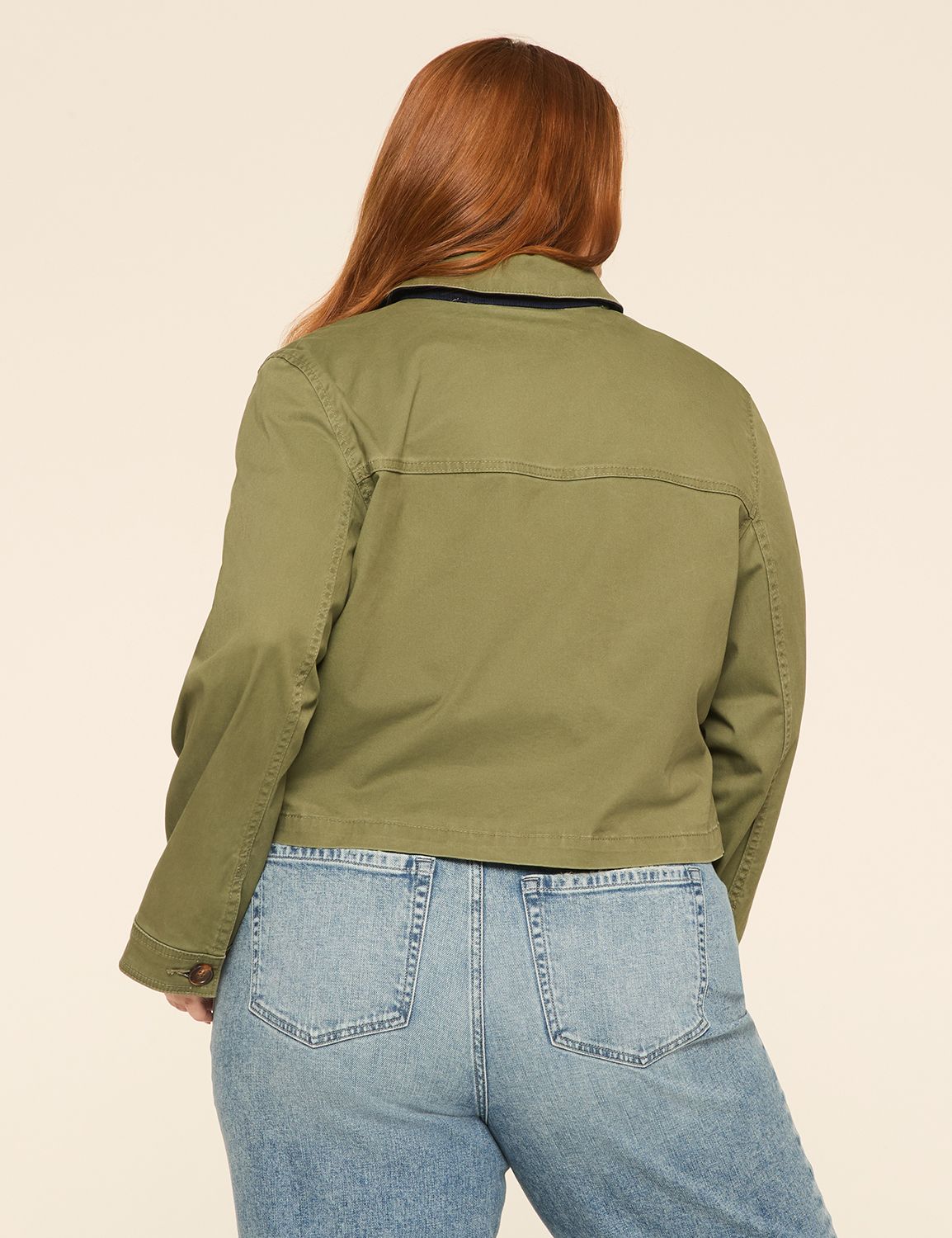 Sanded Twill Short Jacket