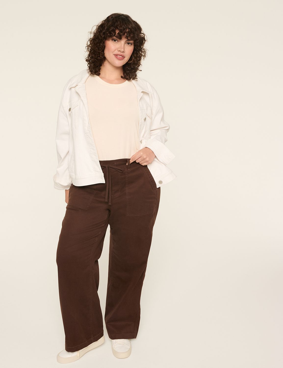 Sateen Chino Straight Pant 1147563 Product Image 3