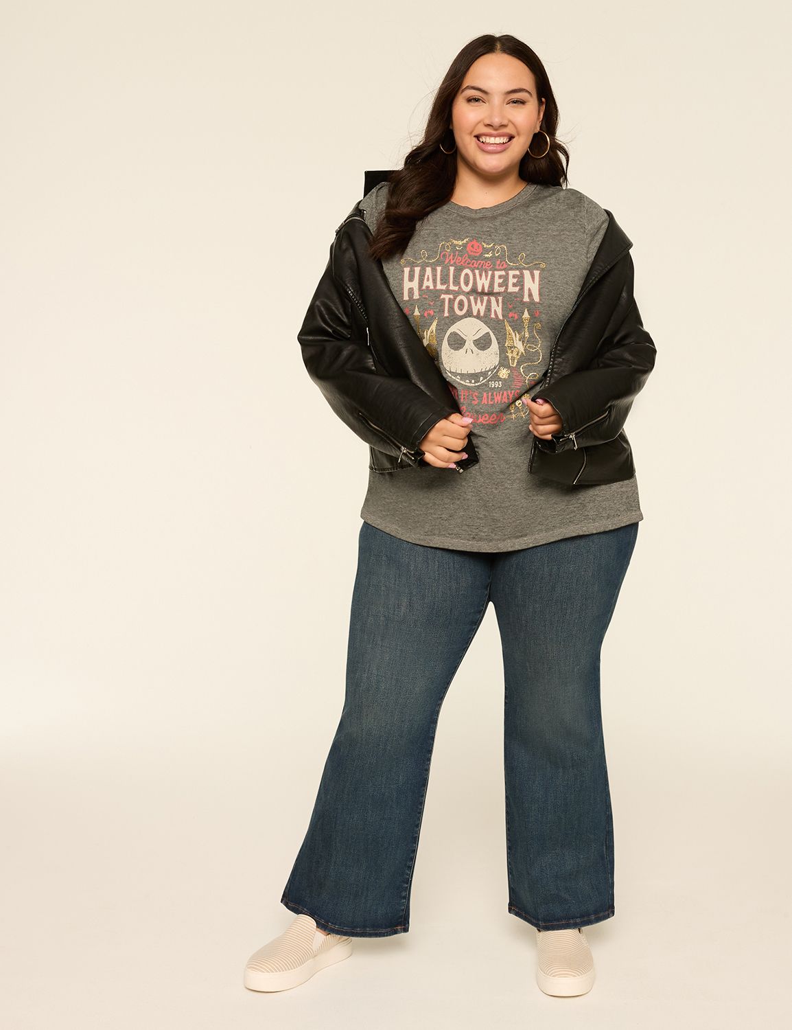 Long Sleeve Crew Neck Pullover Grap Product Image 3