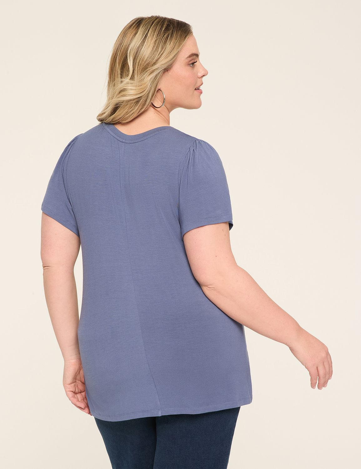 Casual Short Sleeve Double Crew Nec Product Image 2