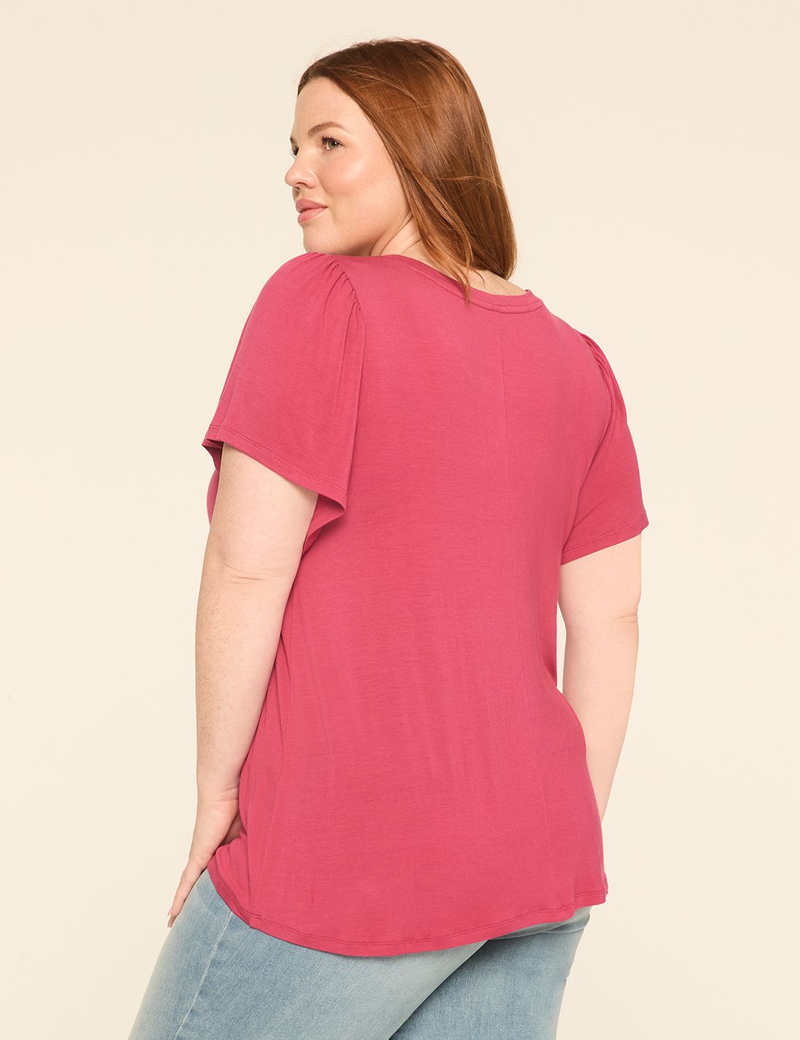 Casual Short Sleeve Double Crew Nec Product Image 2