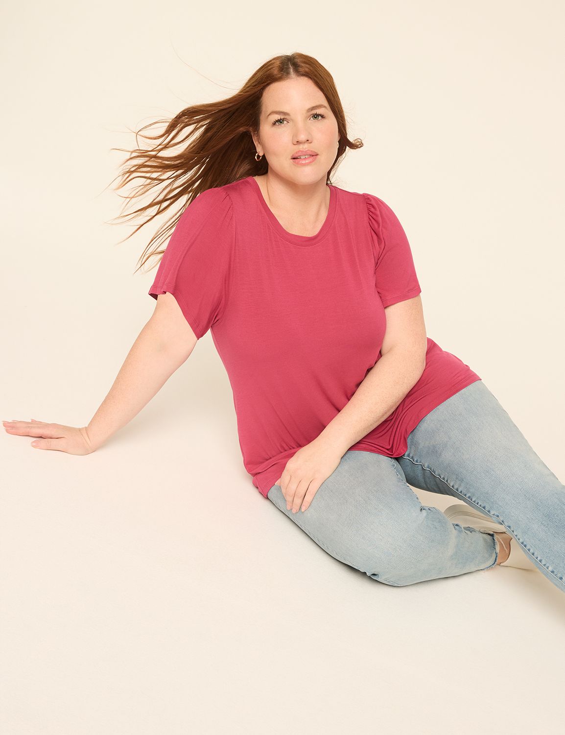 Casual Short Sleeve Double Crew Nec Product Image 3