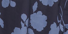 Shirred-Shoulder Smocked-Waist Midi Dress